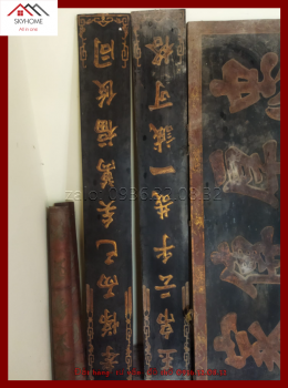 Hoành phi câu đối nhà thờ họ Đoàn chữ Trung- Hậu- Truyền- Gia